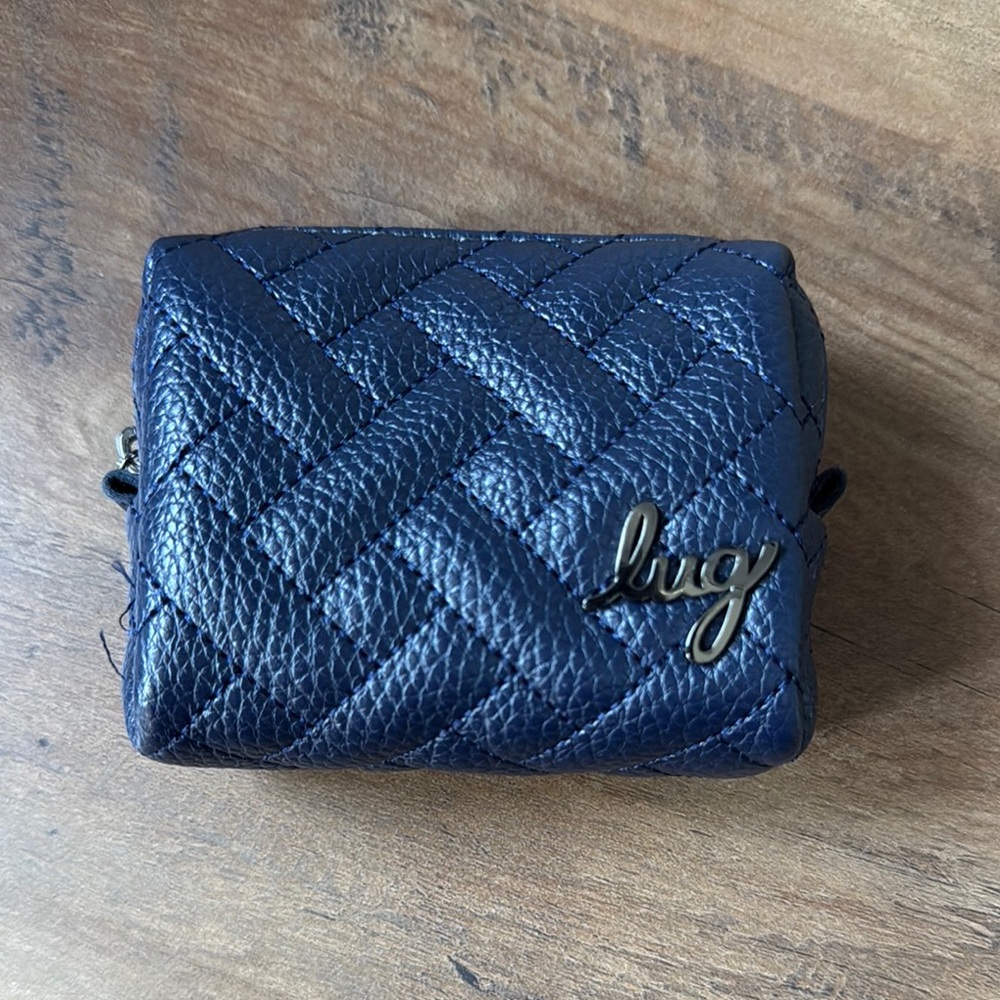 NWOT Lug Navy Blue Quilted Mini Choo Choo VL